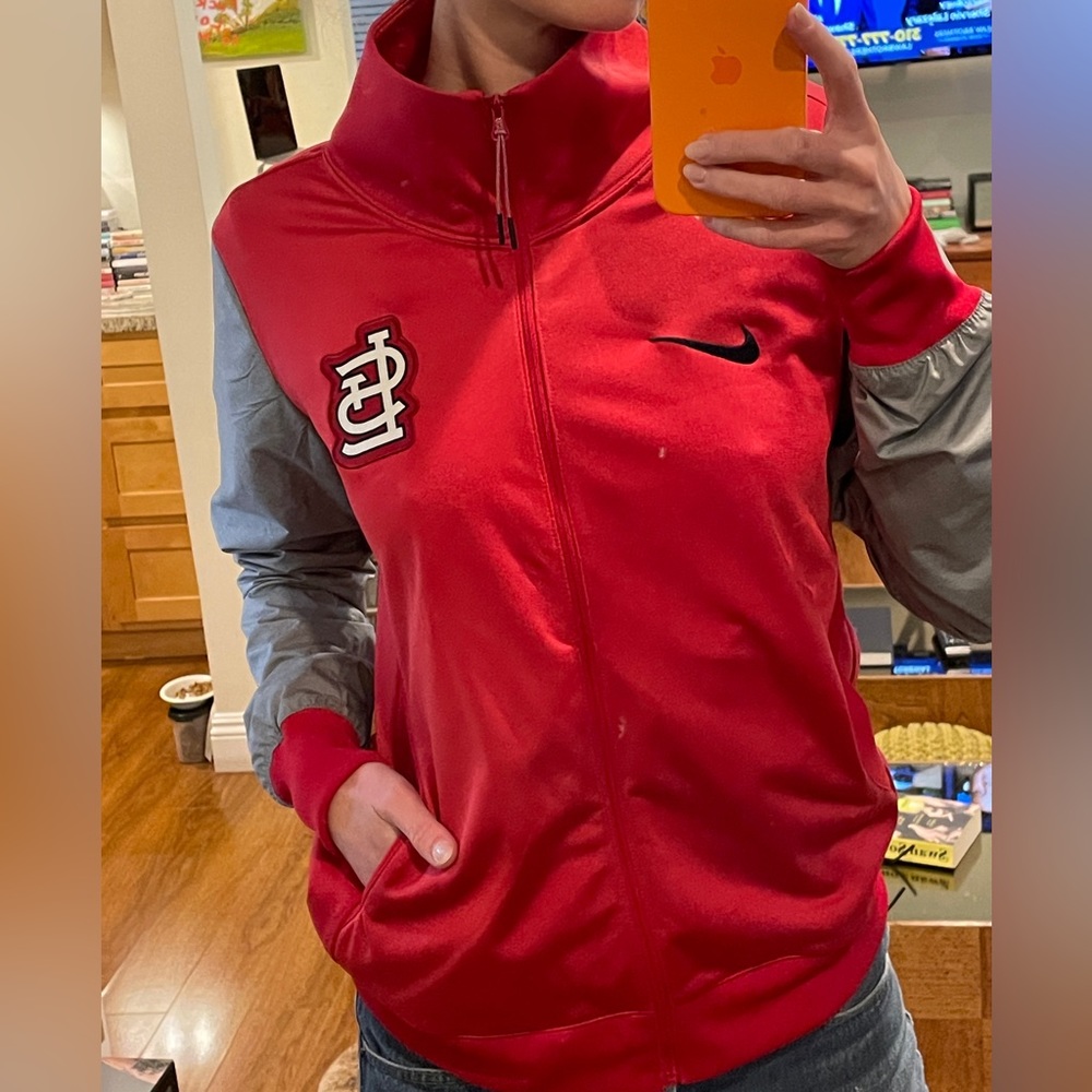 Nike St Louis Cardinals Zip Up Windbreaker